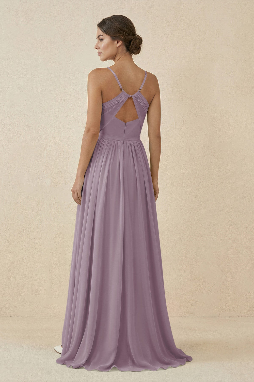 Sweetheart A-Line Chiffon Bridesmaid Dress in Dusk