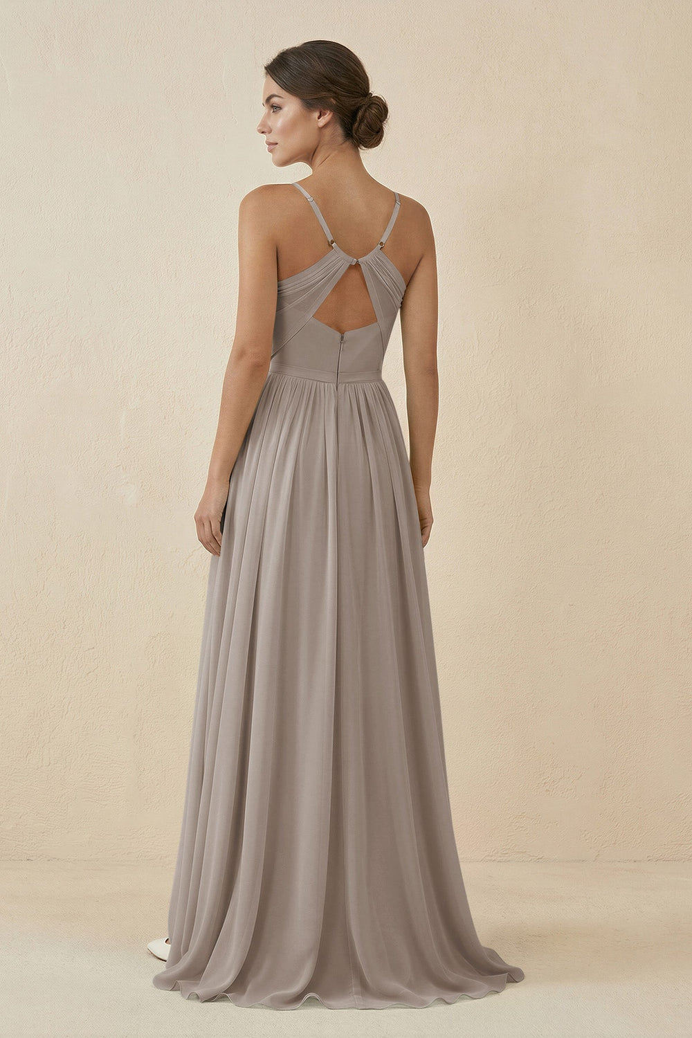Sweetheart A-Line Chiffon Bridesmaid Dress in Frost