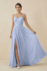 Ice Sweetheart A-Line Chiffon Bridesmaid Dress | KISSBRIDAL