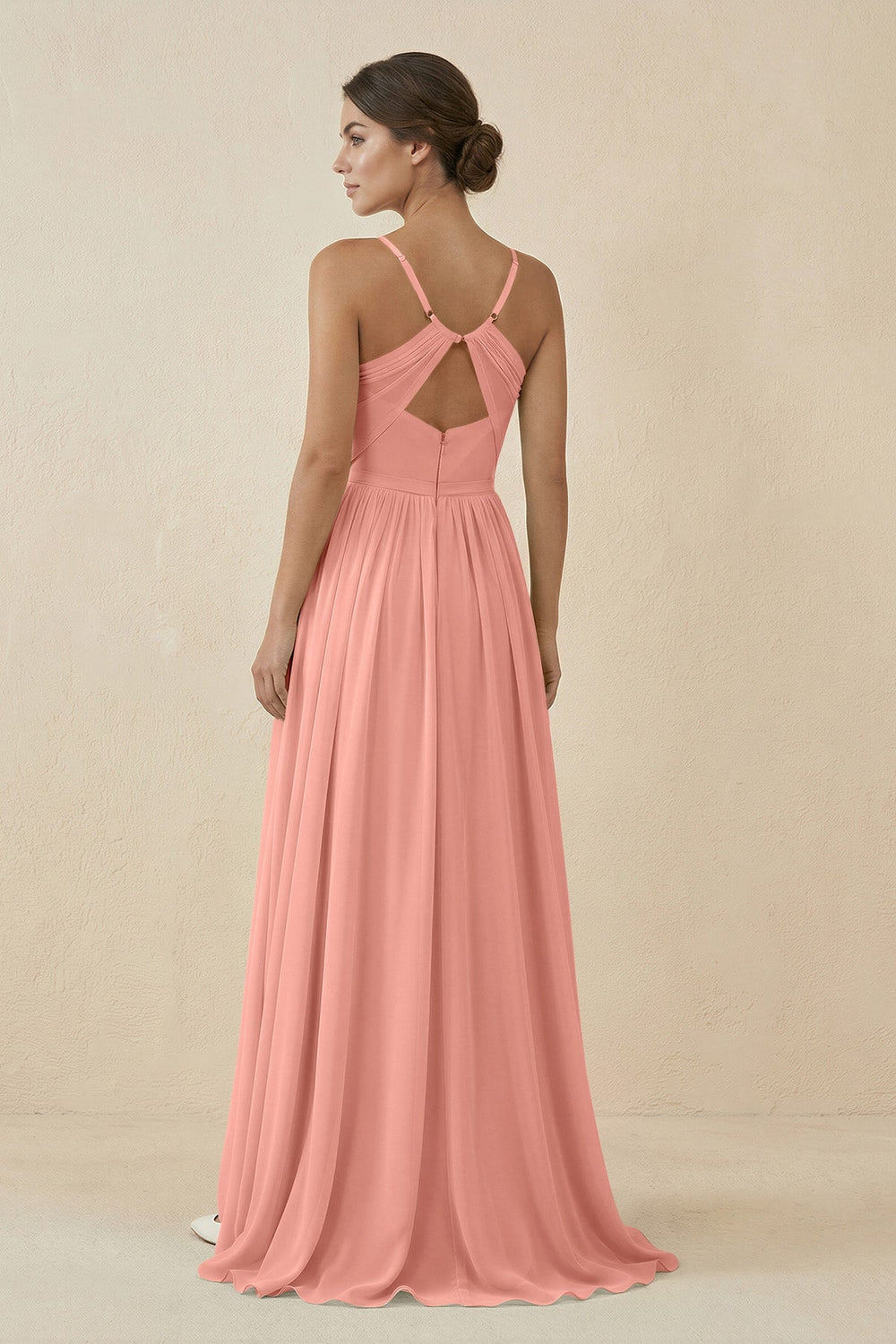 Sweetheart A-Line Chiffon Bridesmaid Dress in Rosette