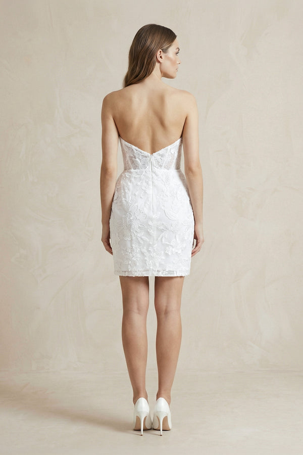 Sheath Sweetheart Lace Wedding Dresses - KISS BRIDAL Wedding Dresses