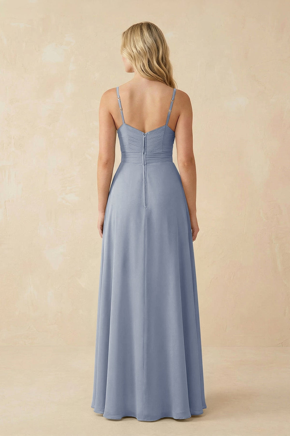 Sweetheart A-Line Pleated Chiffon Bridesmaid Dress in Twilight