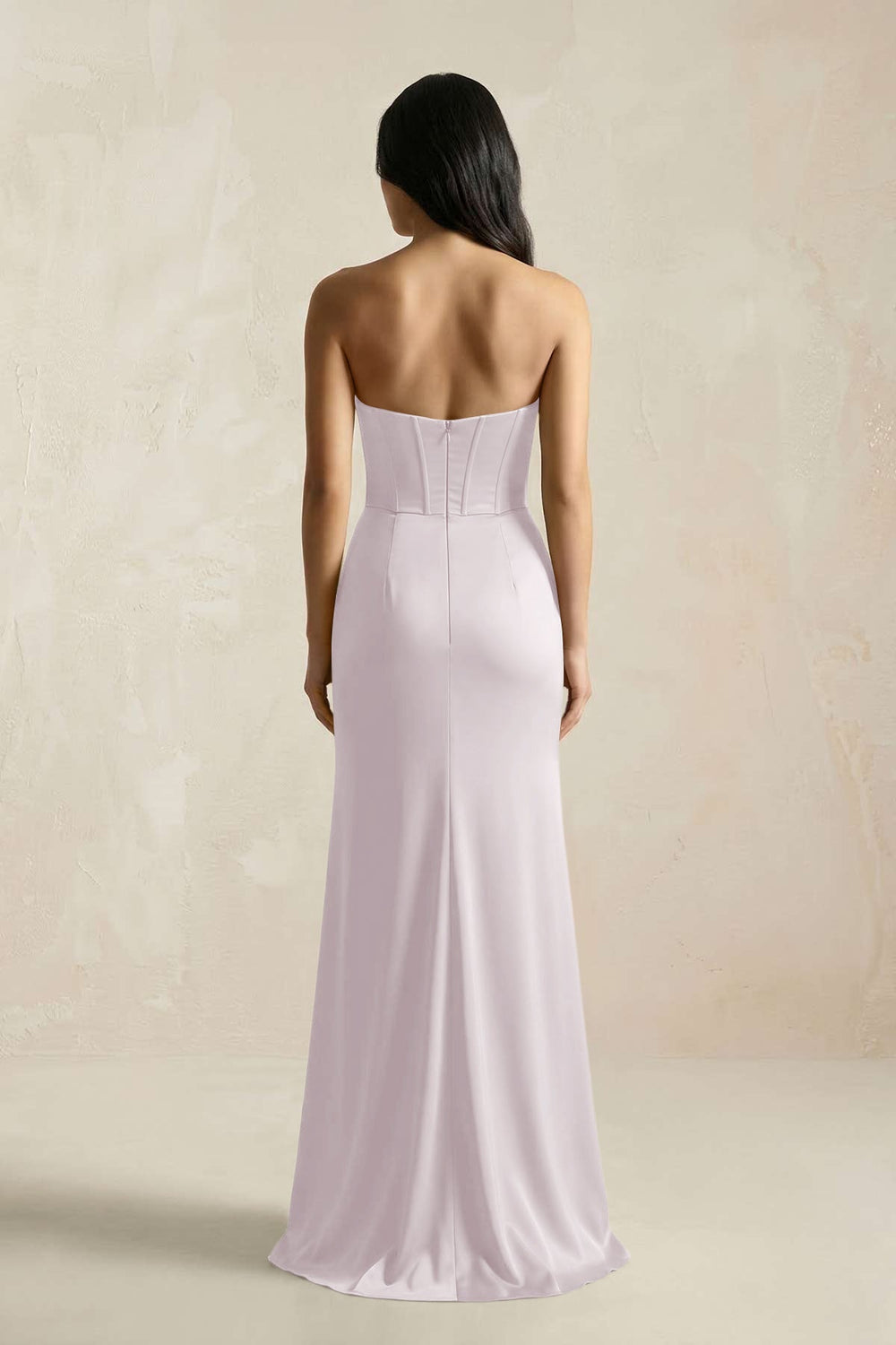 Sweetheart Corset Ruched Bridesmaid Dress in Dusk